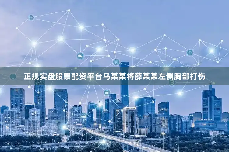 正规实盘股票配资平台马某某将薛某某左侧胸部打伤
